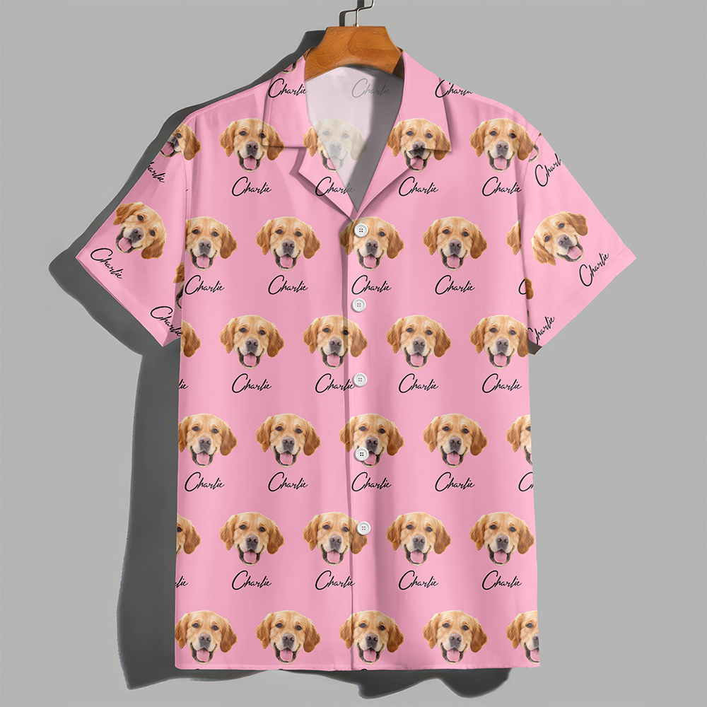 Custom Pet Portrait Hawaii Shirt Gift For Pet Lovers CH07 911012