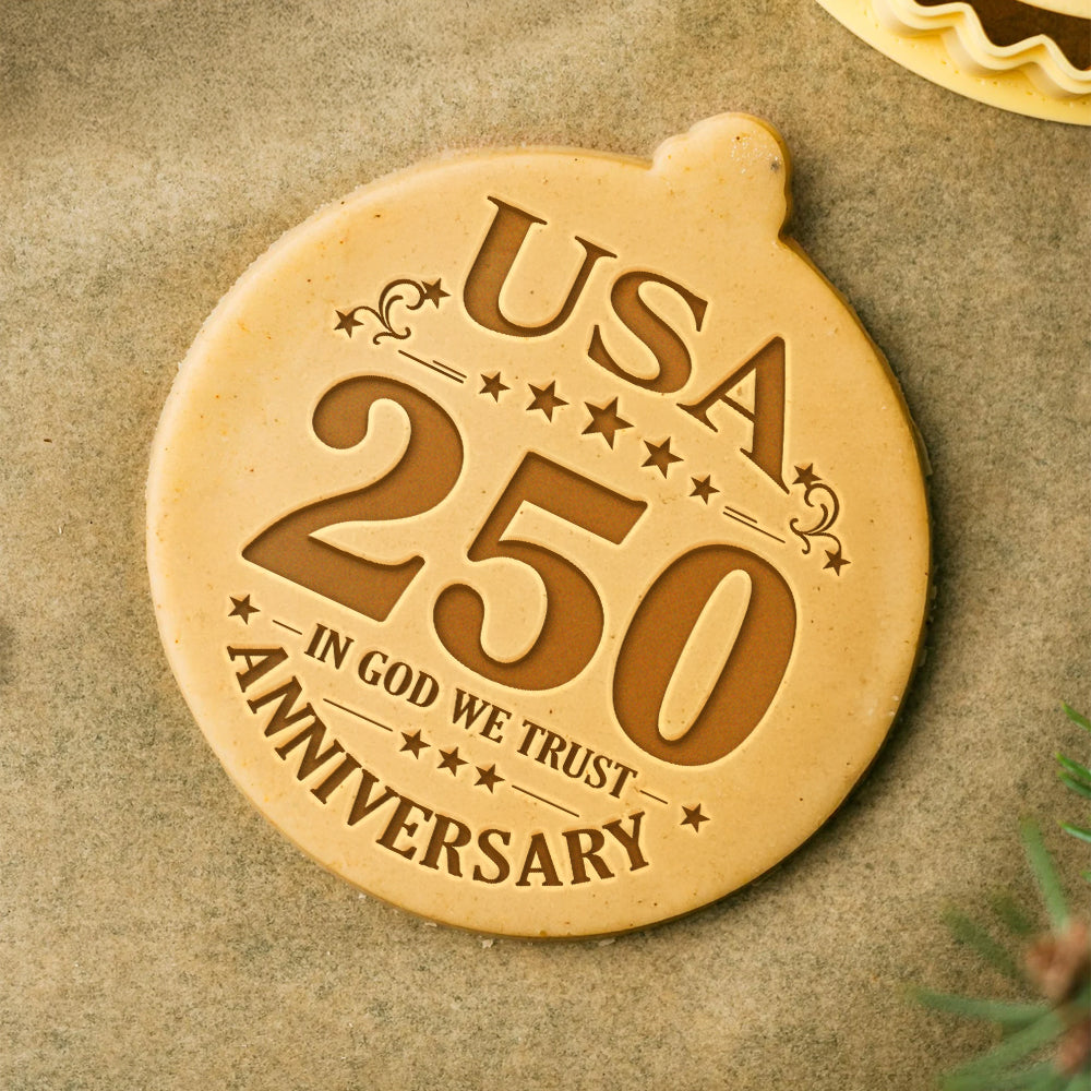 250 Years Anniversary America - In God We Trust Cookie Stamp HA75 920416