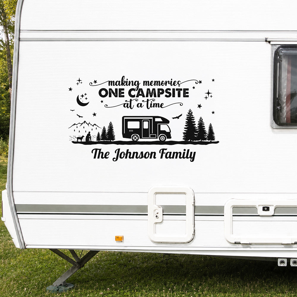 Personalized Welcome to Our Campsite RV Decal Sticker LM32 669405