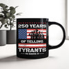 250 Years USA 250th Anniversary America Celebration Black Mug CH07 896742