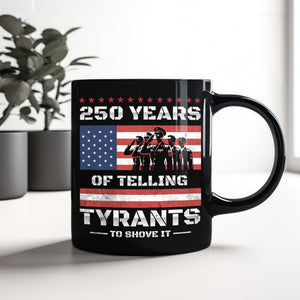 250 Years USA 250th Anniversary America Celebration Black Mug CH07 896742
