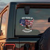 250 Years of Freedom Patriotic Veterans Car Window Decal Sticker HA75 898912