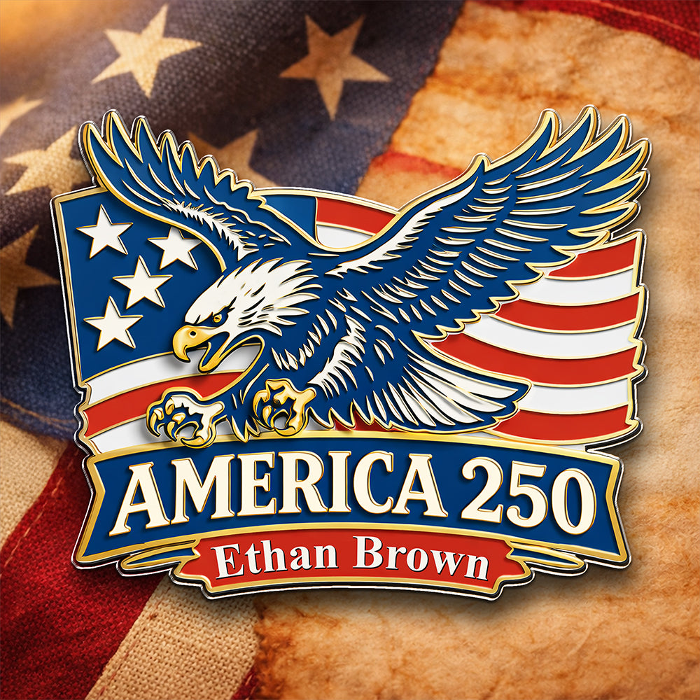 Personalized Name America 250 1776-2026 Anniversary Acrylic Pin HO82 901866