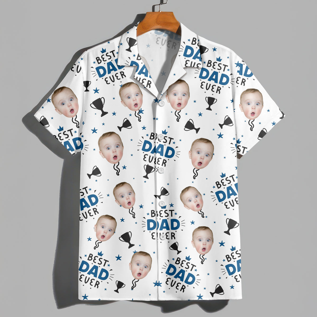 Custom Photo Best Dad Ever Hawaiian Shirt Gift For Dad HO82 894126