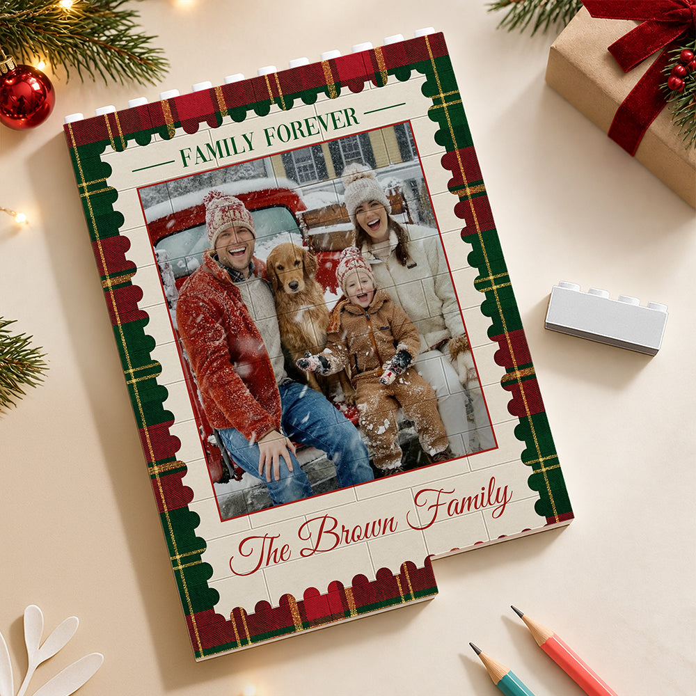Custom Family Photo Building Brick Blocks Christmas Gift HA75 919652