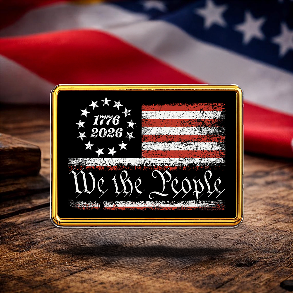 We The People 1776-2026  - USA Flag Acrylic Pin HA75 920958
