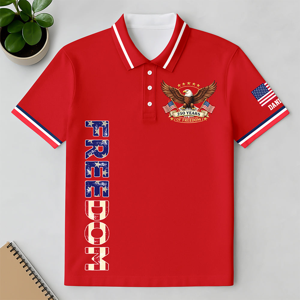 250 Years of Freedom America Anniversary Polo Shirt CH07 910446