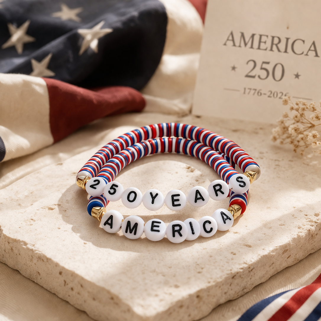 USA America 250 Years Of Freedom Bracelets LM32 899743