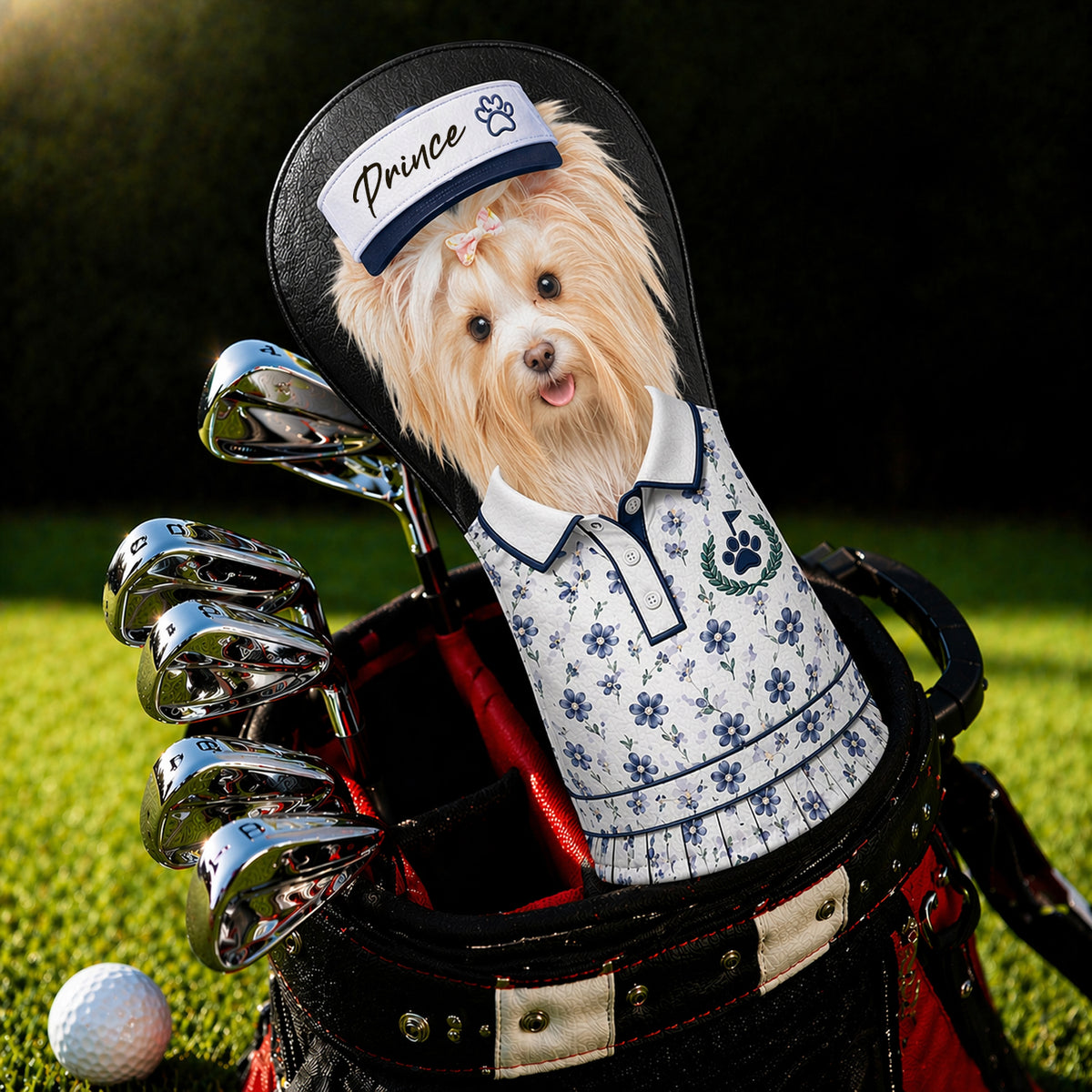 Custom Pet Photo Golf Head Cover, Golf Club Cover - Gift For Dog Cat Dad Mom, Golf Lovers HO82 902200