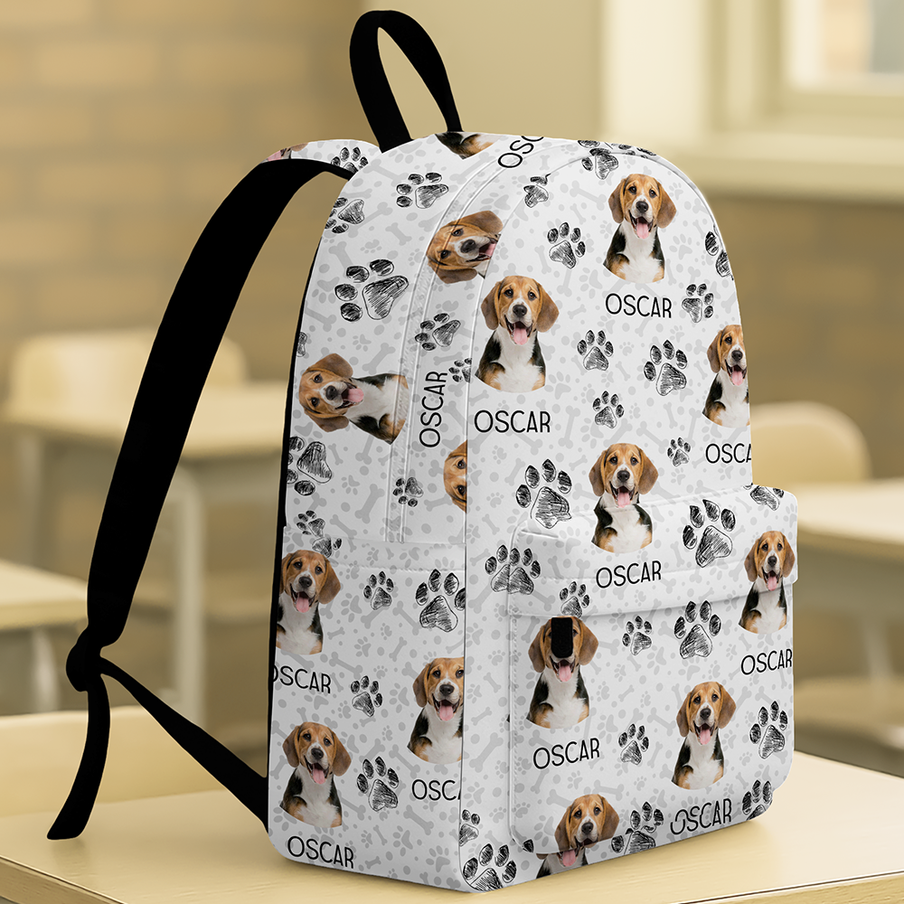 Custom Photo Dog Cat Paw Backpack Gift For Dog Cat Lover CH07 910650