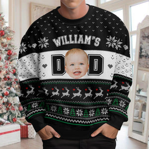 Custom Photo Dad Mom Ugly Sweater HO82 900314