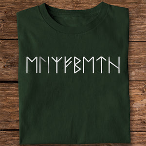 Personalized Name In Runes Viking Dark Shirt Gift For Family HO82 900932