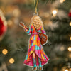 Dolly Pink Guitar Christmas Ornament, Country Music Legend Acrylic Ornament Gift HO82 903700