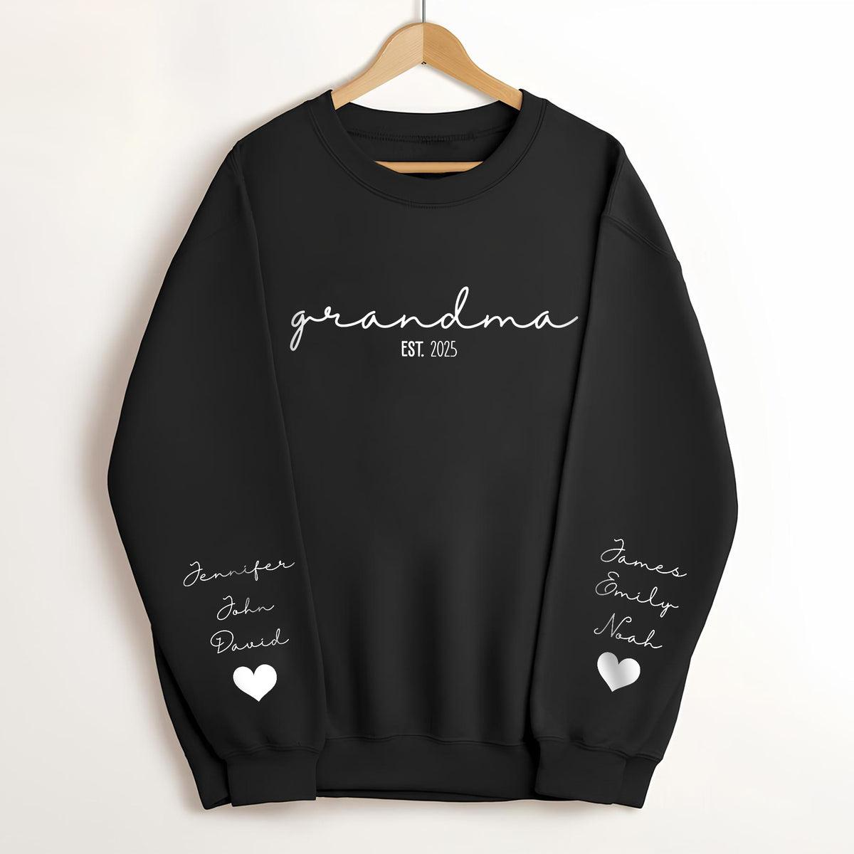 Custom Kid Name Mama Grandma Since Sleeve Printed Sweatshirt TH10 169477