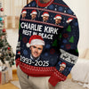 Charlie Kirk Rest In Peace 1993-2025 Ugly Christmas Sweater HO82 900320