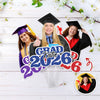 Custom Photo Glitter Graduation Class Of 2026 Face Fan - Graduation Gift LM32 899139