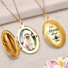 Custom Dog Cat in Heaven Photo Personalized I am Alway With You Locket Necklace CH07 895576