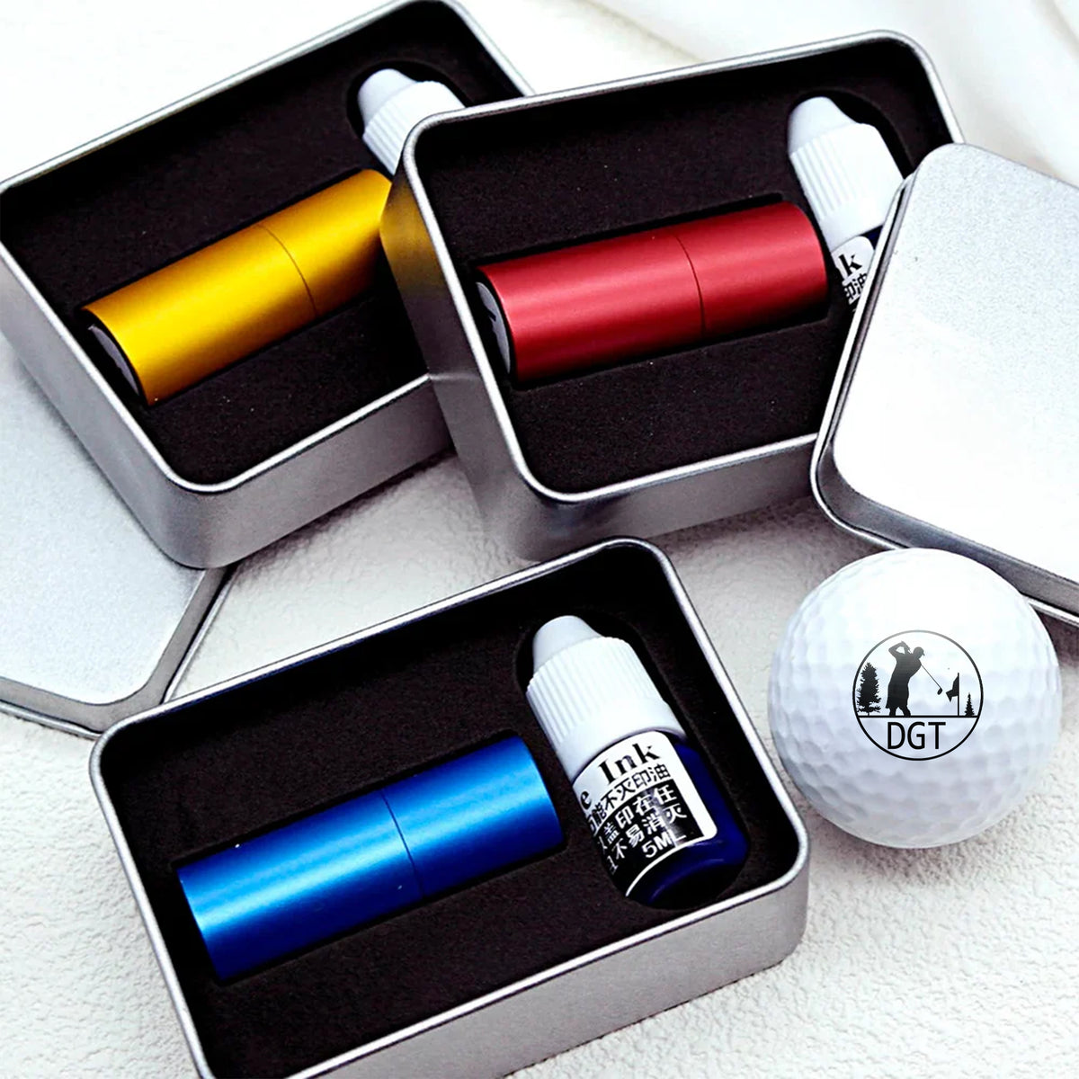 Personalized Golf Ball Stamp Box Golf Gifts for Men, Gift for Golfers, Golf Lovers HA75 898598