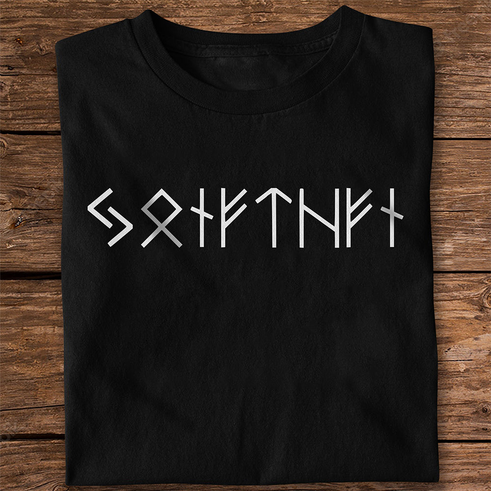 Personalized Name In Runes Viking Dark Shirt Gift For Family HO82 900932
