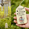 Custom Photo Forever In My Heart, Never Forgotten Memorial Wind Chimes CH07 895370