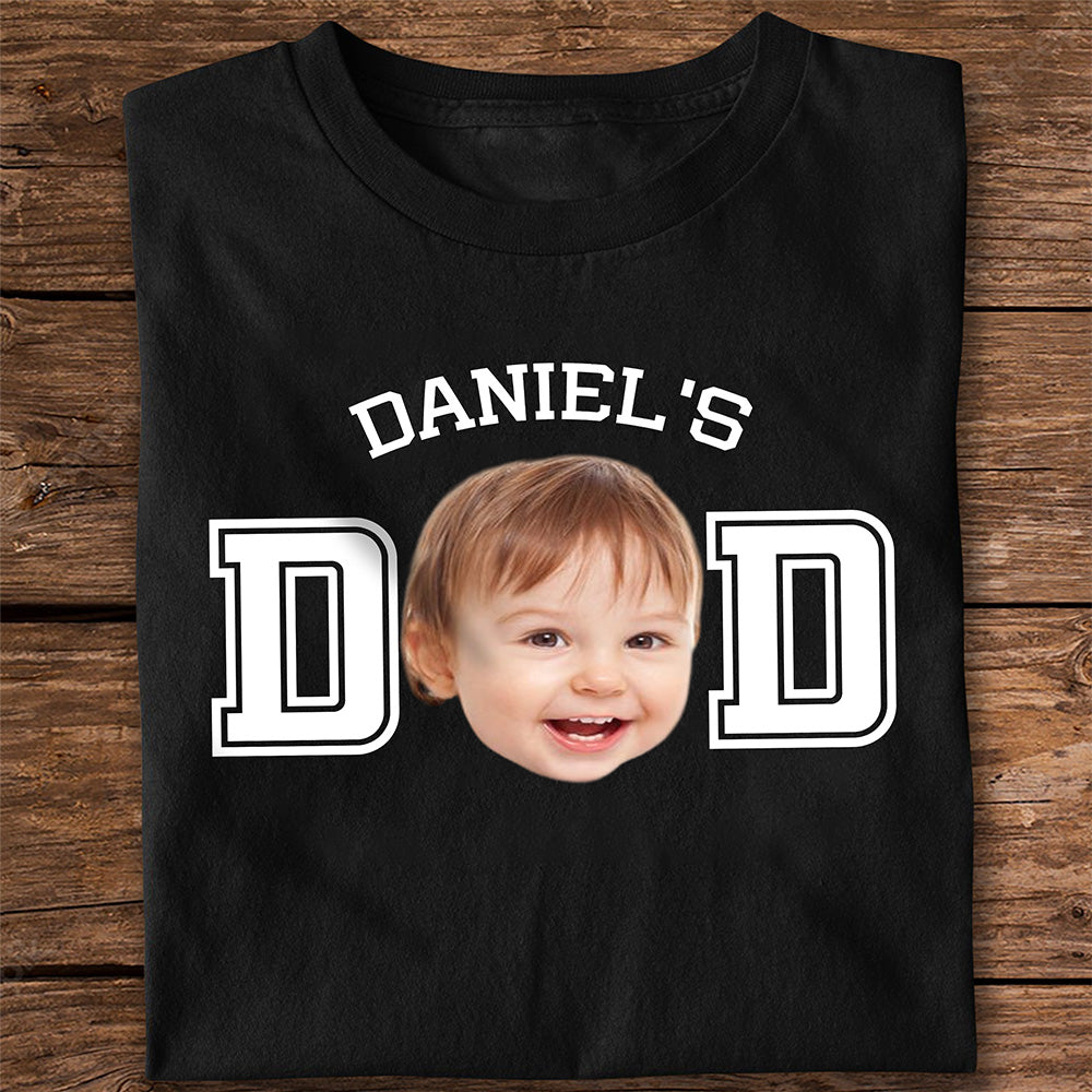 Custom Kid Photo Dad Shirt Father's Day Gift HA75 892348