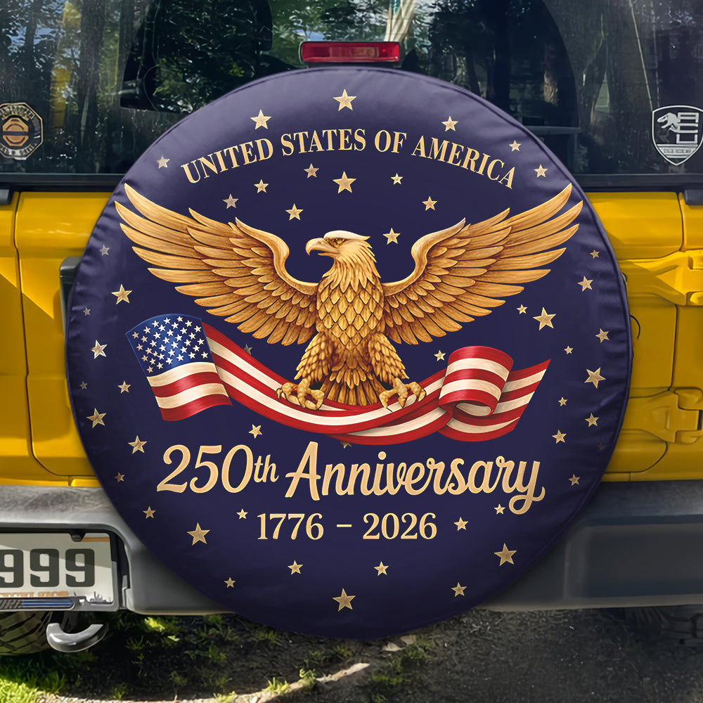 United States 250th Anniversary Tire Cover Gift for Family HA75 898958