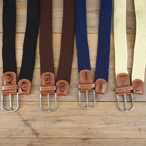 Custom Name Daily Wear Birthday Gift for Men Father Elastic Woven Belt TH10 898243