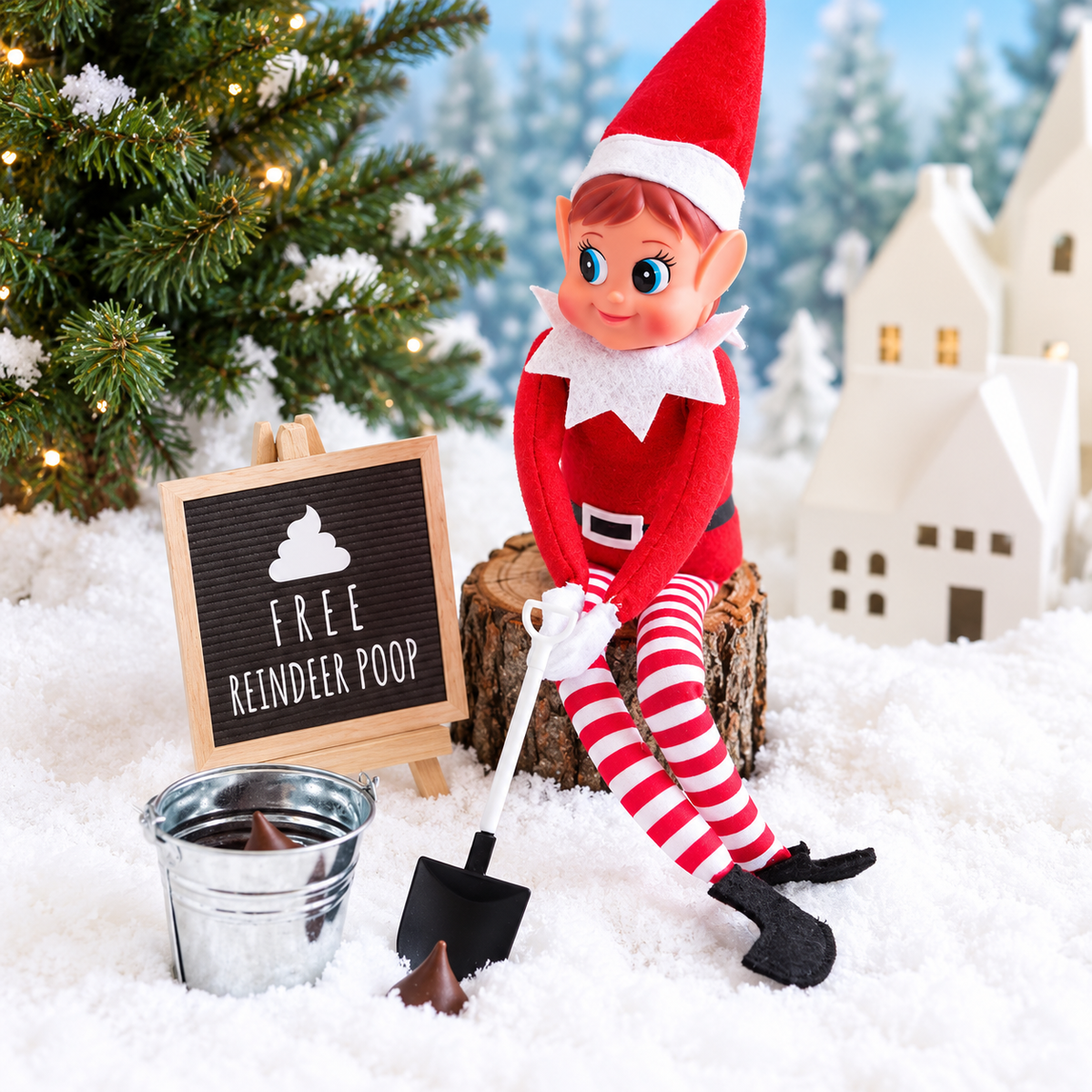 Elf Reindeer Poop Props, Christmas Elf Accessory HA75 919554
