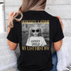 Personalised Vintage Photo And Year Senior - Officially A Senior - My Last First Day Back Dark Shirt HA75 922040