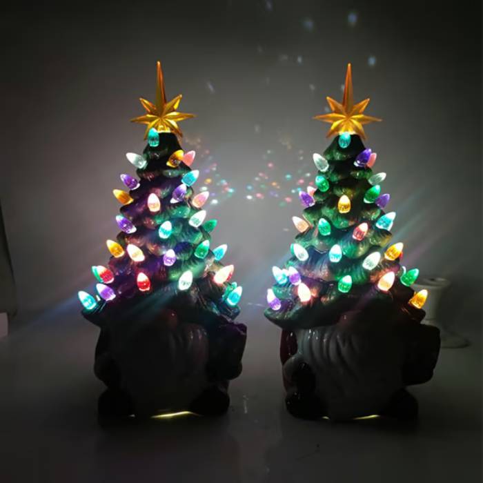 Holiday Lighted Christmas Gnome Tree Best Gift For Family HO82 894892