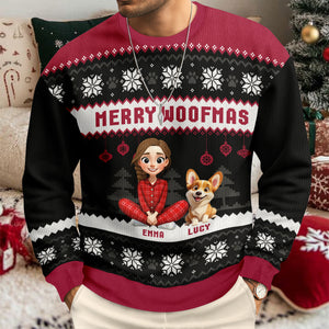 Merry Woofmas Personalized Dog Ugly Sweater HA75 898188