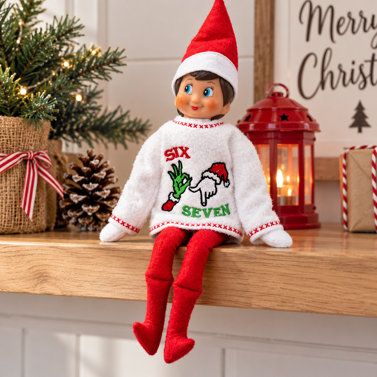 Funny Six Seven Sweater Elf Shirt – Christmas Elf Doll Accessories LM32 670455