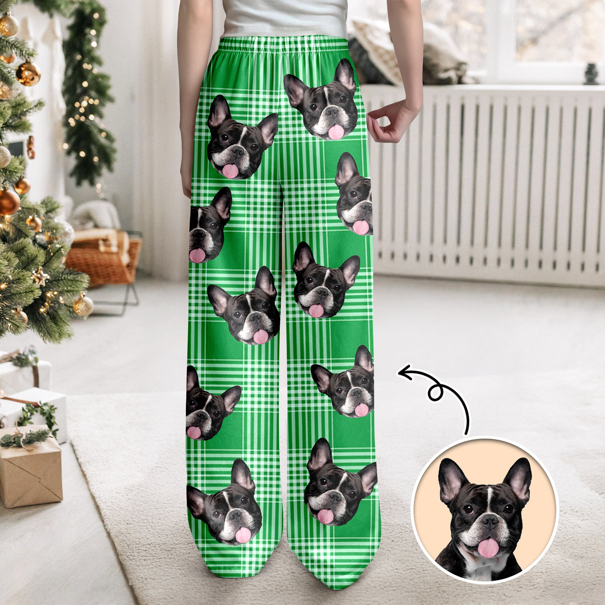 Custom Dog Photo Sweatpants Gift For Christmas HO82 894950