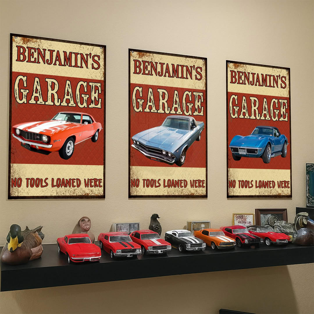 No Tools Loaned Here Car Metal Sign T368 888548