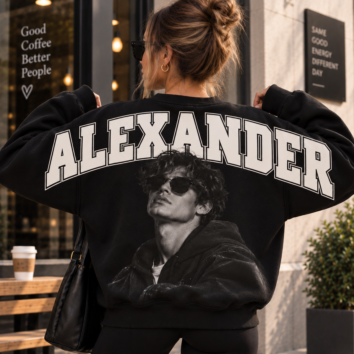 Custom Photo Oversized Shirt, Shoulder to Shoulder Shirt For Him, Her LM32 670119