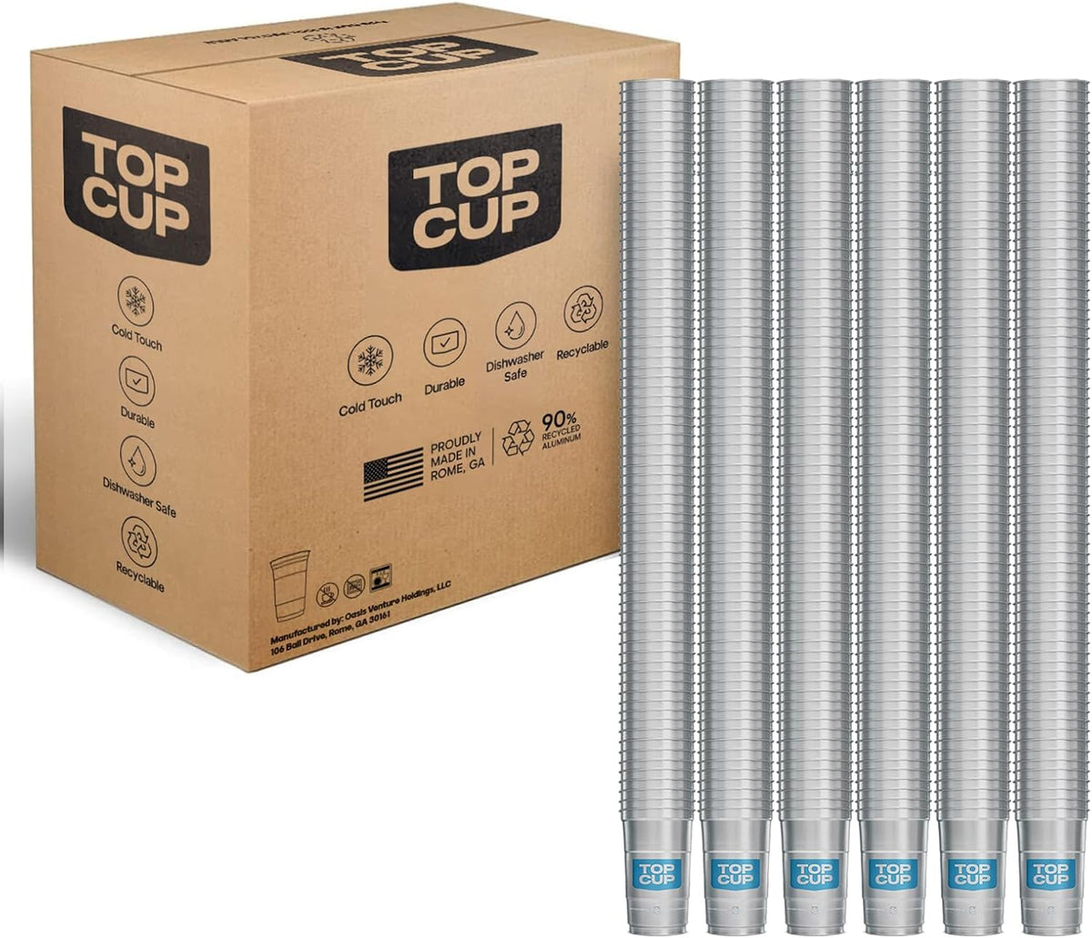 America'S 250Th Birthday 20 Oz Reusable Aluminum Cups 20 Count | Durable, Reusable & Recyclable, Made in USA