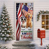 Custom Cute 3D Dog We Wish You Ameri Christmas Decoration Door Cover HA75 898084