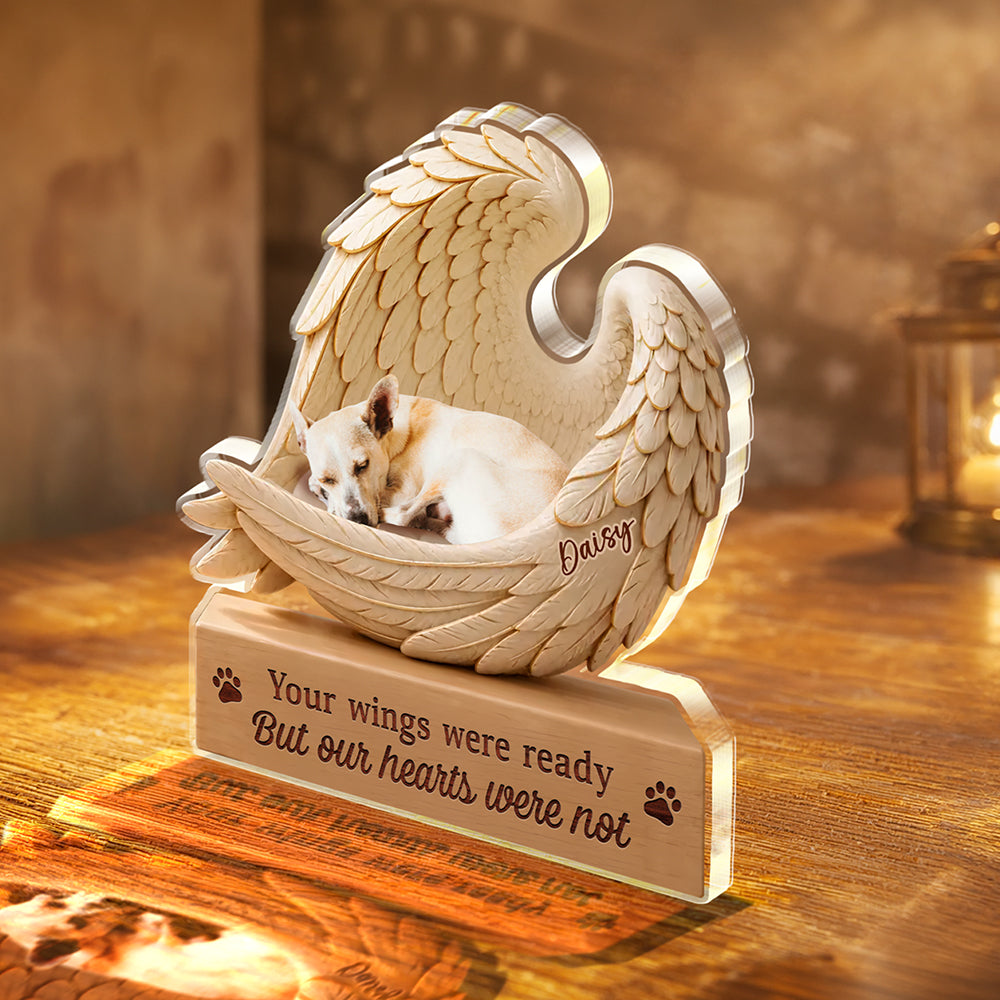 Custom Photo Memorial Sympathy Acrylic Block Plaque Gifts For Dogs, Cats Lover LM32 669643