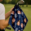 Custom Photo Best Dad By Par Golf Towel - Funny Gift for Dad, Husband, Golfer LM32 899975
