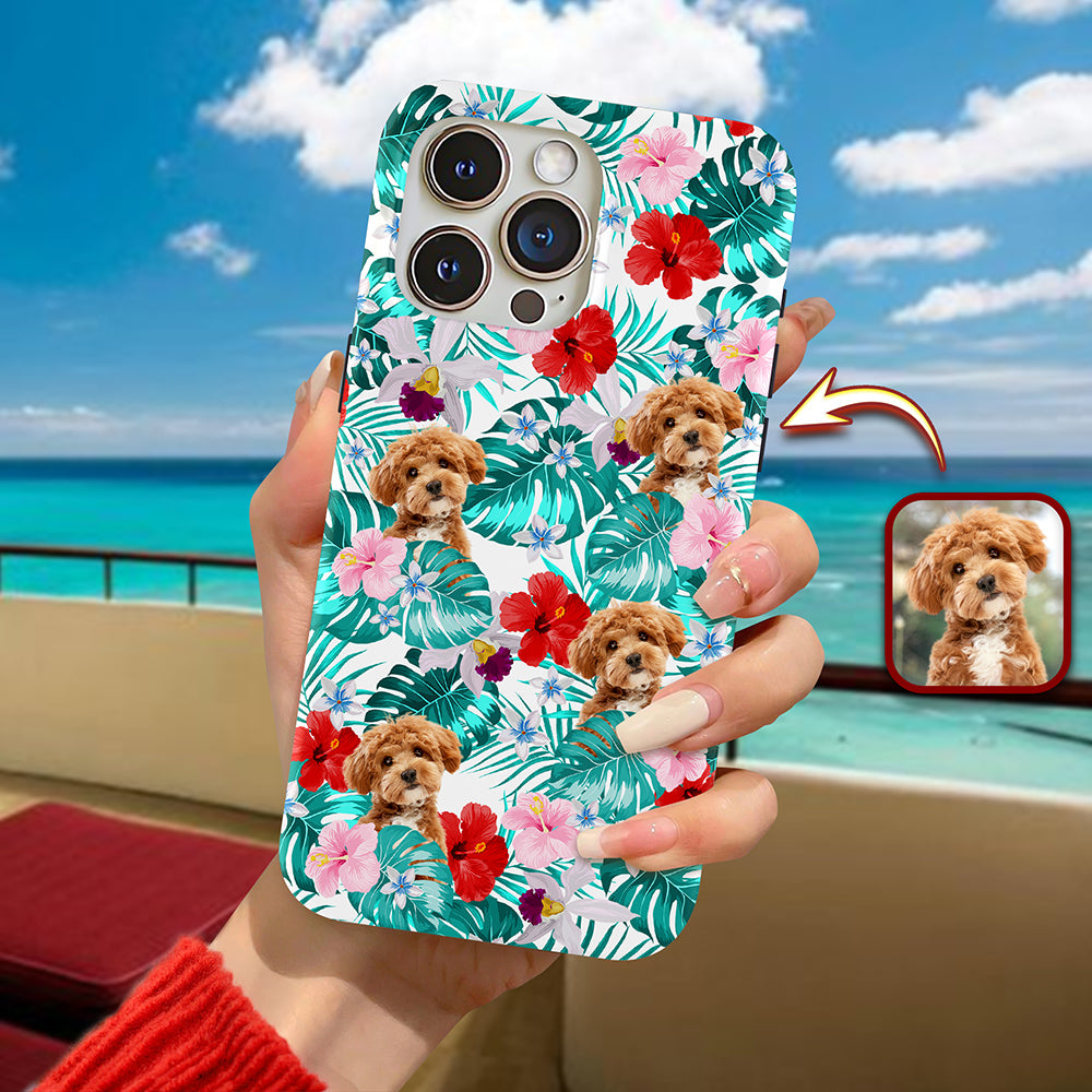 Custom Photo Tropical Style Dog Cat Phone Case HA75 920230