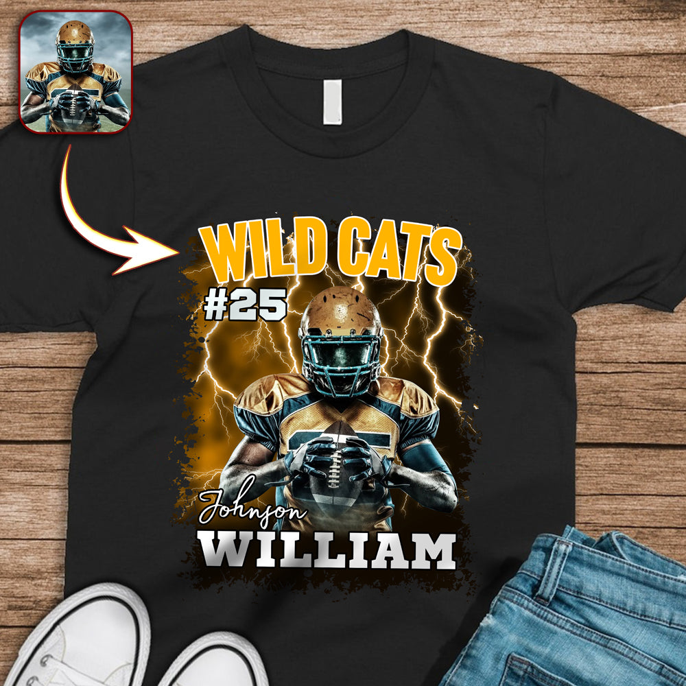 Personalized America Football Dark Shirt Gift For Football Lovers CH07 910356