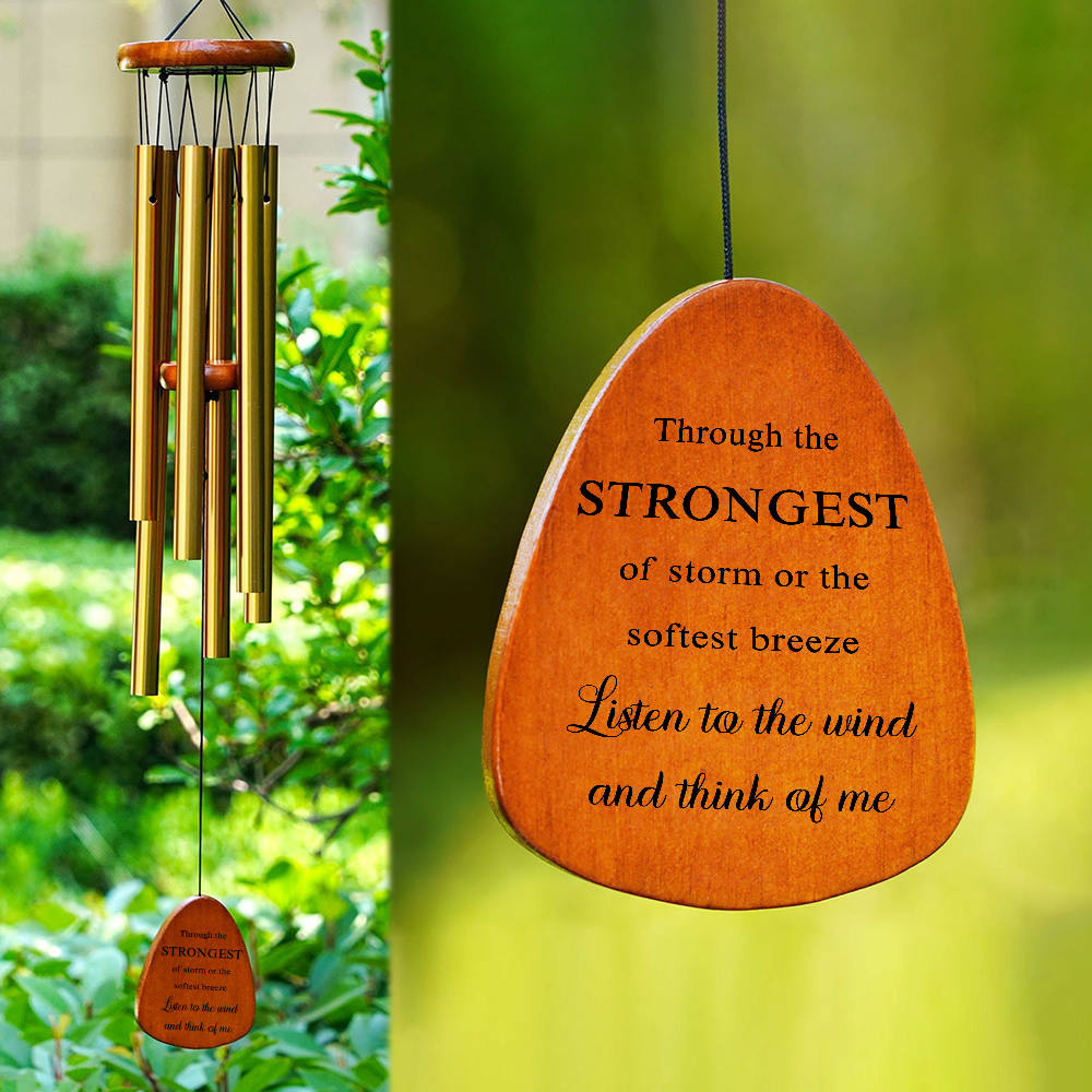 Personalized Memorial Wind Chimes – Custom Name & Dates Remembrance Gift for Loss of Loved One LM32 669527