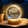 Class Of Graduation Senior Illusion Graduation Cap - Personalized Crystal Ball LED Night Light HO82 901416