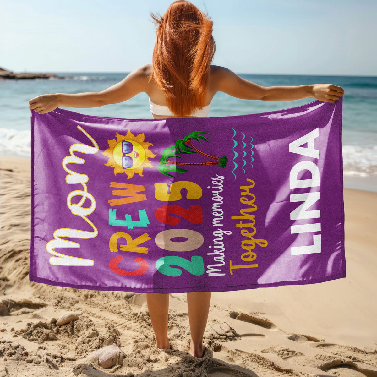 Personalized Name Matching Cousin Crew Family Trip Beach Towels LM32 893447