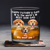 Custom Photo Woof Best Dog Dad Whiskey Glass Father's Day Gifts HA75 892370