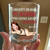 Custom Photo Anniversary Wedding Personalized Whiskey Glass Gifts For Husband And Wife, Him And Her LM32 897633