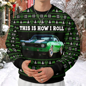 Custom Photo This Is How I Roll Christmas Ugly Sweater CH07 896680