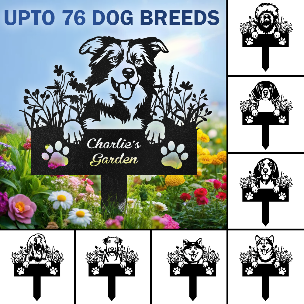 Personalized Dog Garden Stake Funny Gift For Dog Lovers CH07 896176
