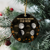 Personalized Birth Month The Day You Become Mom Ceramic Ornament LM32 895387