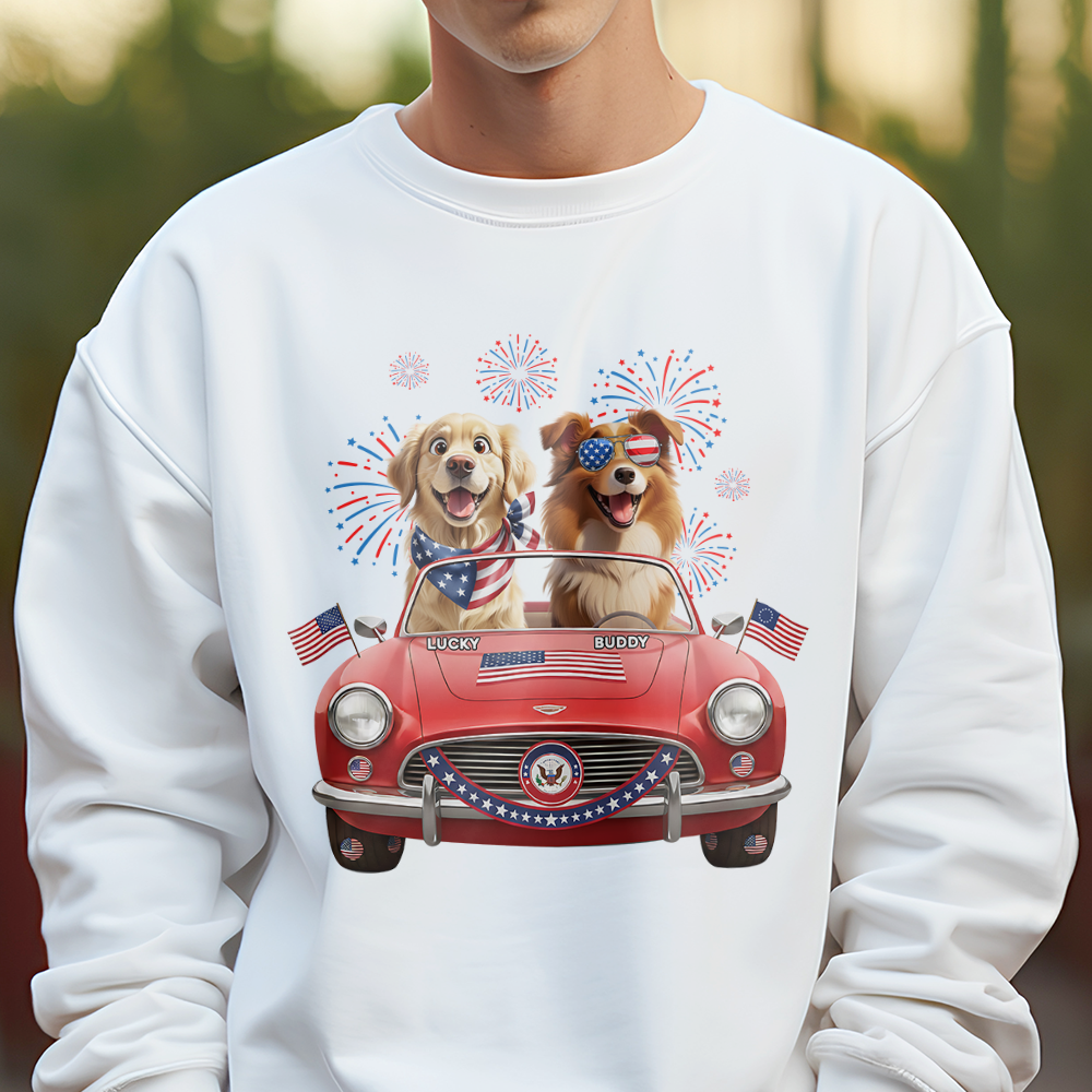 Personalized USA 250th Anniversary Dog Journey to 250 Years Bright Shirt LM32 899063